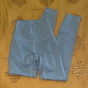 Lululemon Gray WunderUnder Leggings: Size 0, 25” Inseam